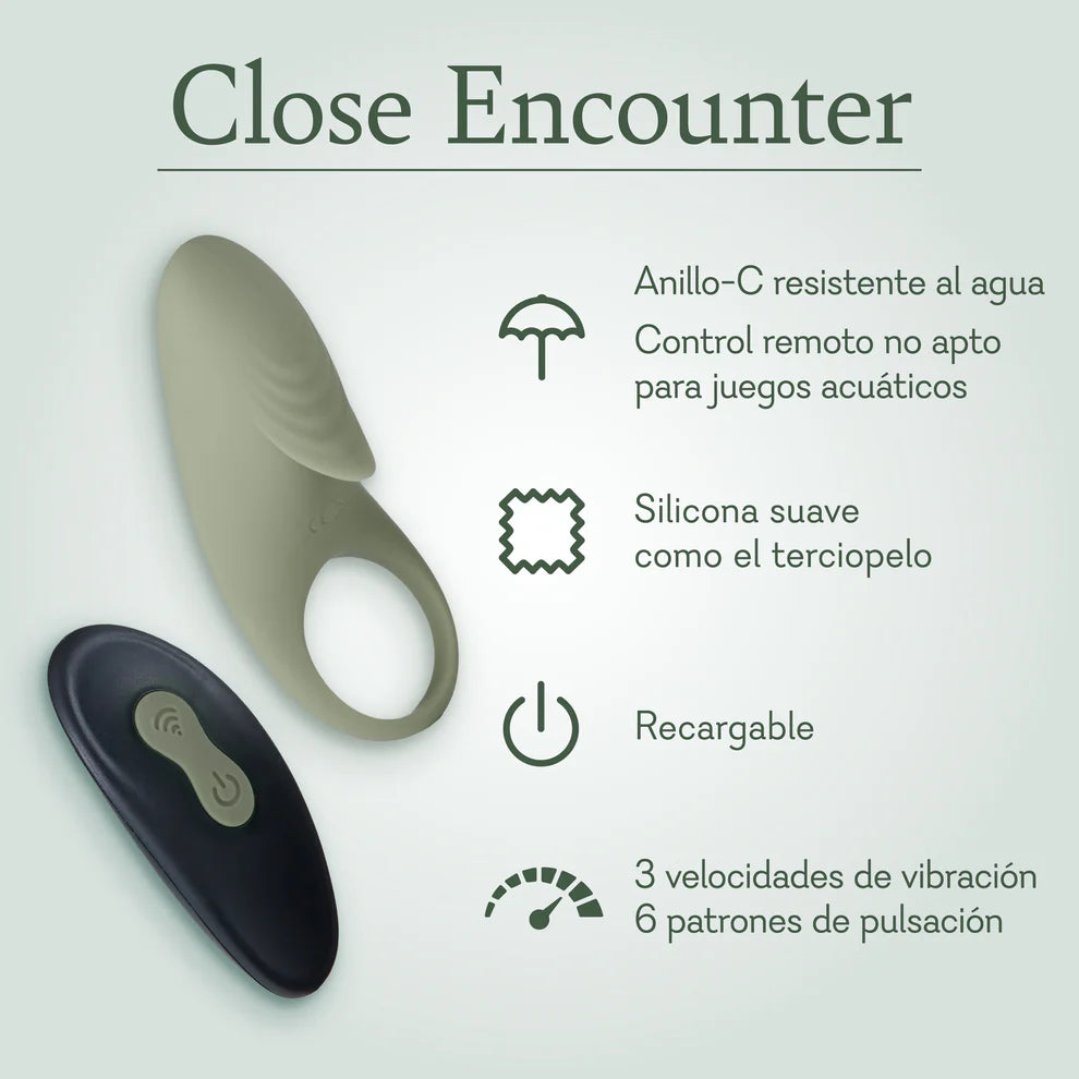 Close Encounter (Anillo-C y Vibrador acanalado)